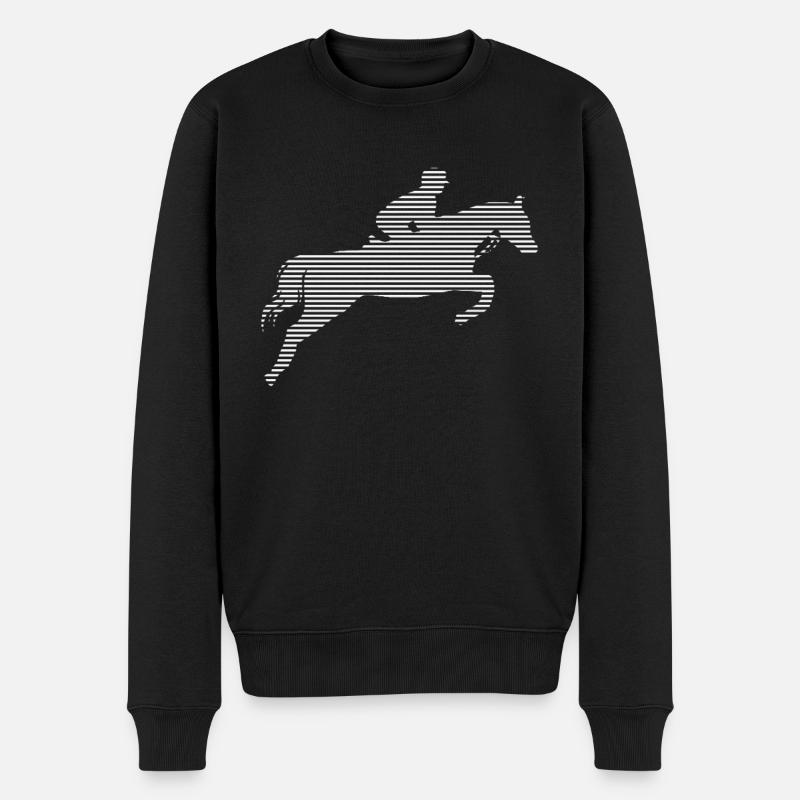 Équitation - Pull Premium bio Homme - noir