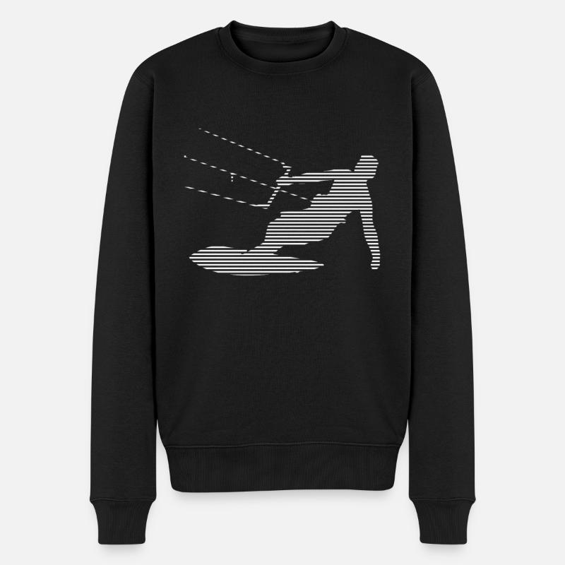 Kite Surf - Pull Premium bio Homme - noir