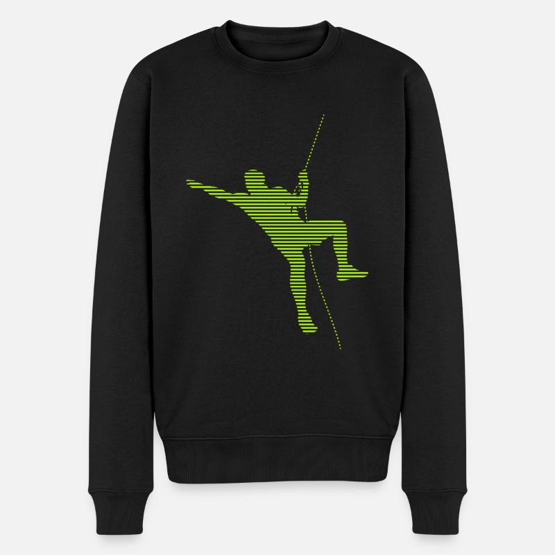 Grimper - Pull Premium bio Homme - noir