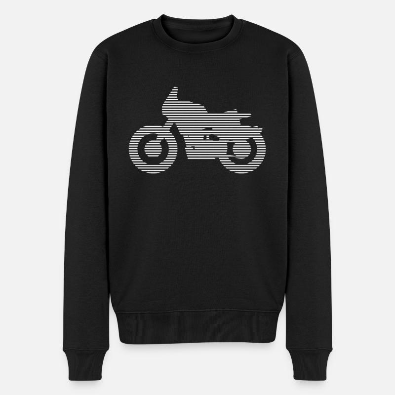 Motocyclette - Pull Premium bio Homme - noir
