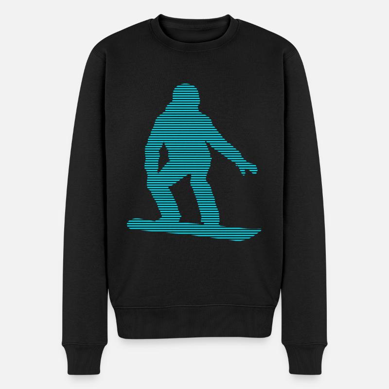 Planche à neige - Pull Premium bio Homme - noir