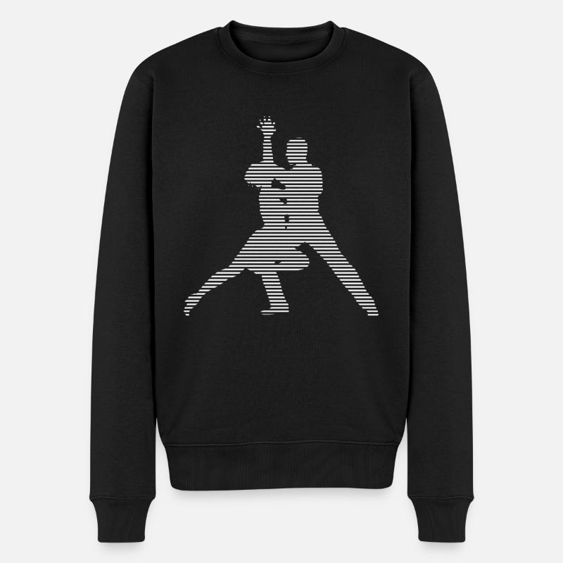 Tanzen - Männer Premium Bio Pullover - Schwarz