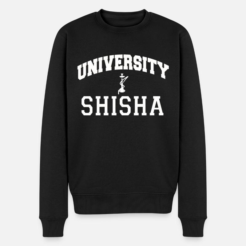 Shisha - Männer Premium Bio Pullover - Schwarz