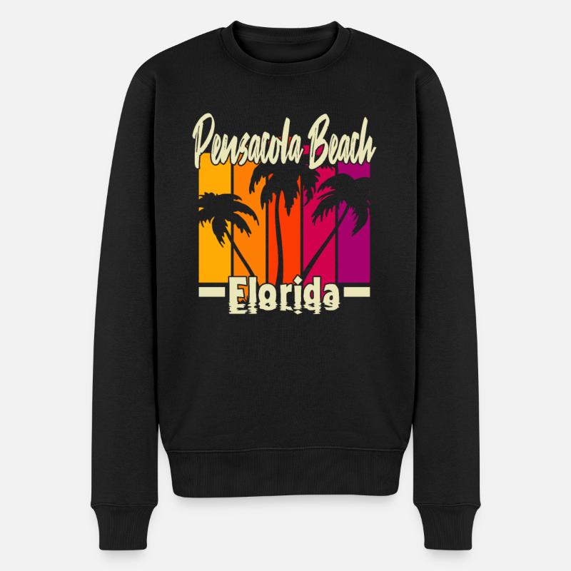 Pensacola Floride - Pull Premium bio Homme - noir