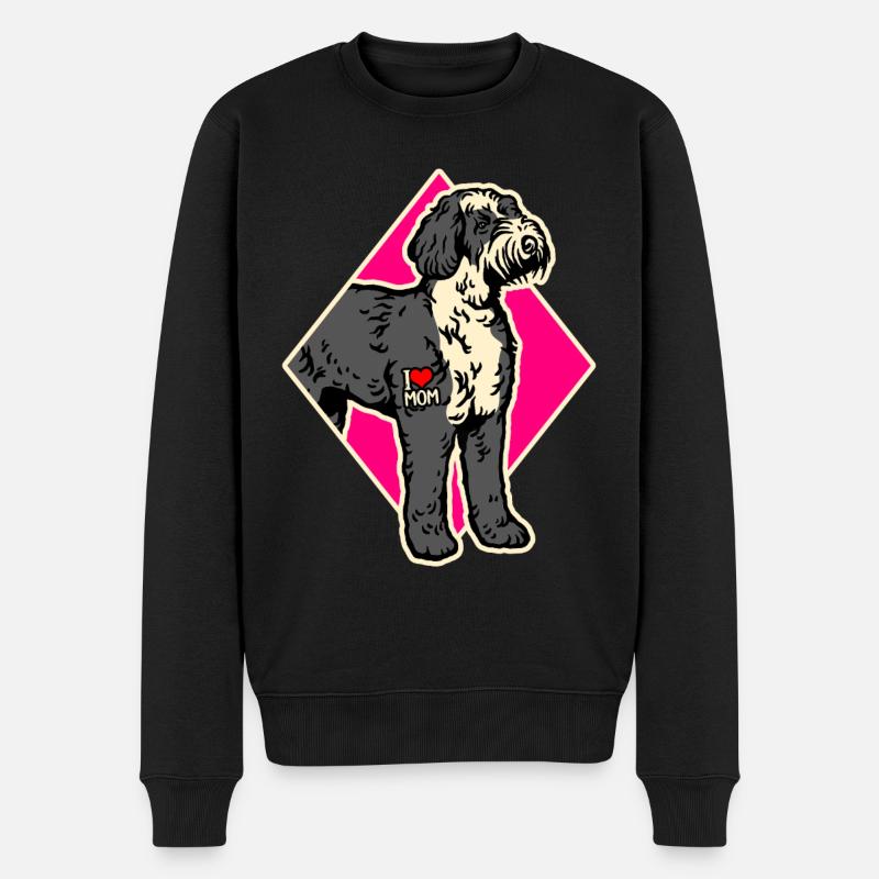Bernedoodle Chiens - Pull Premium bio Homme - noir