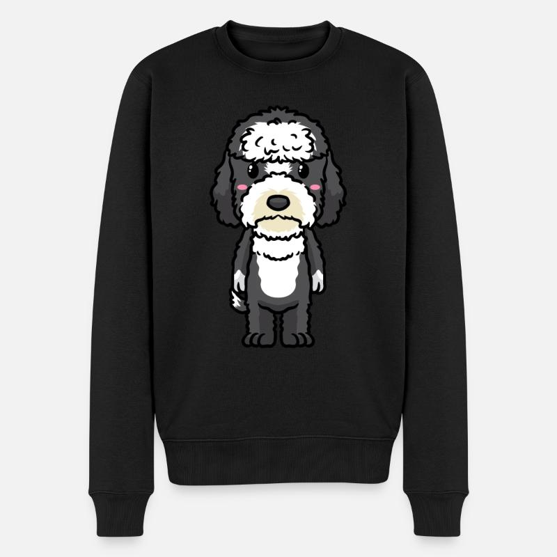 Émoticône de chien Sheepadoodle - Pull Premium bio Homme - noir
