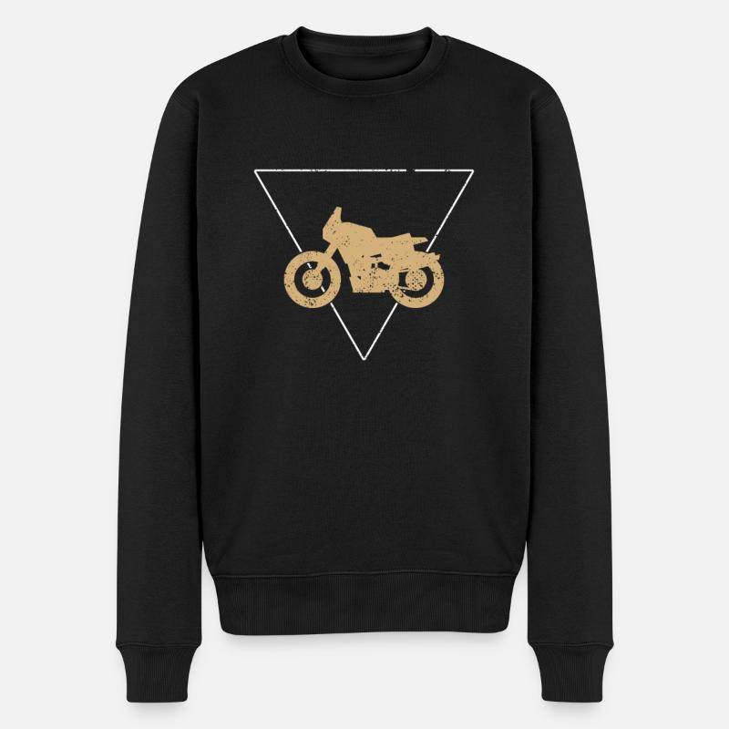 Motocyclette - Pull Premium bio Homme - noir
