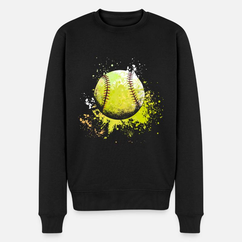 Splash Art Softball - Pull Premium bio Homme - noir