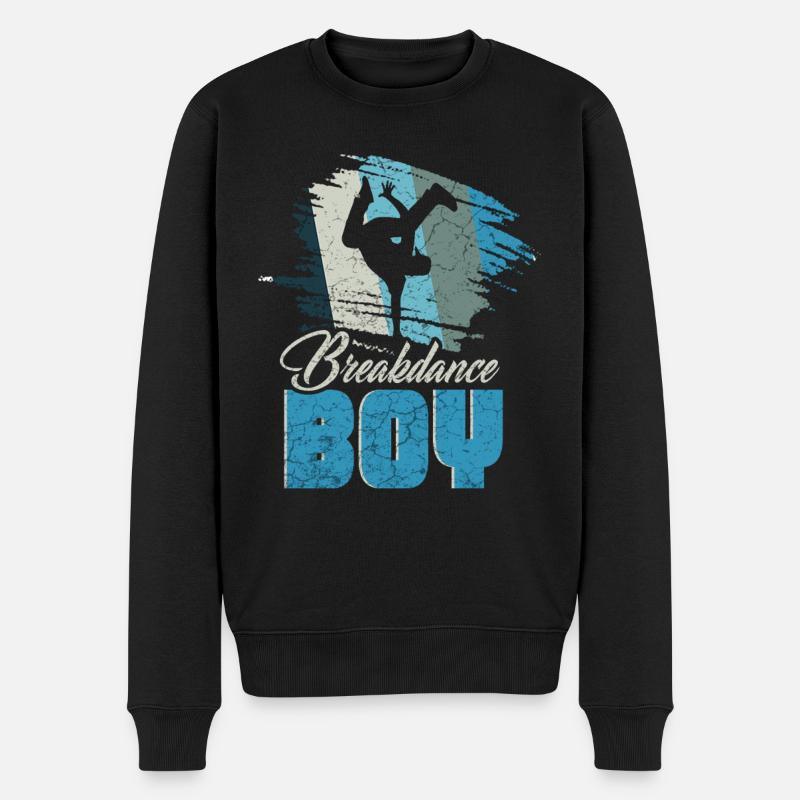 Breakdance Young Breakdancers Dancing - Men's Premium Organic Jumper - black