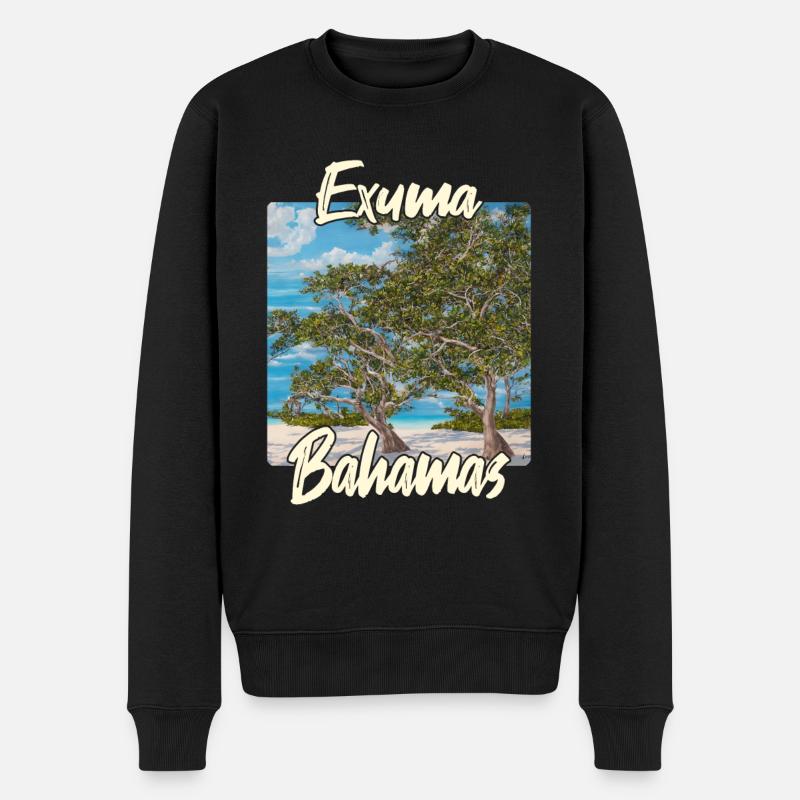 Exuma Bahamas - Pull Premium bio Homme - noir