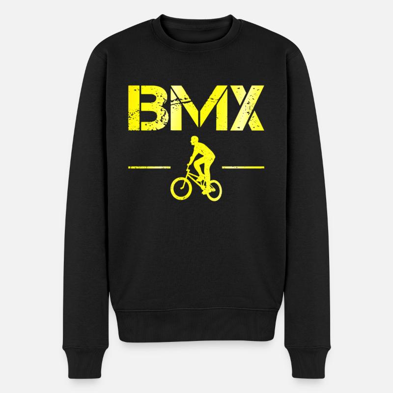 Le BMX - Pull Premium bio Homme - noir