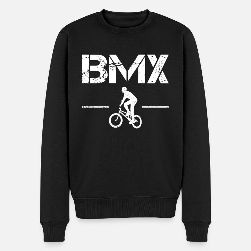 bmx - Männer Premium Bio Pullover - Schwarz