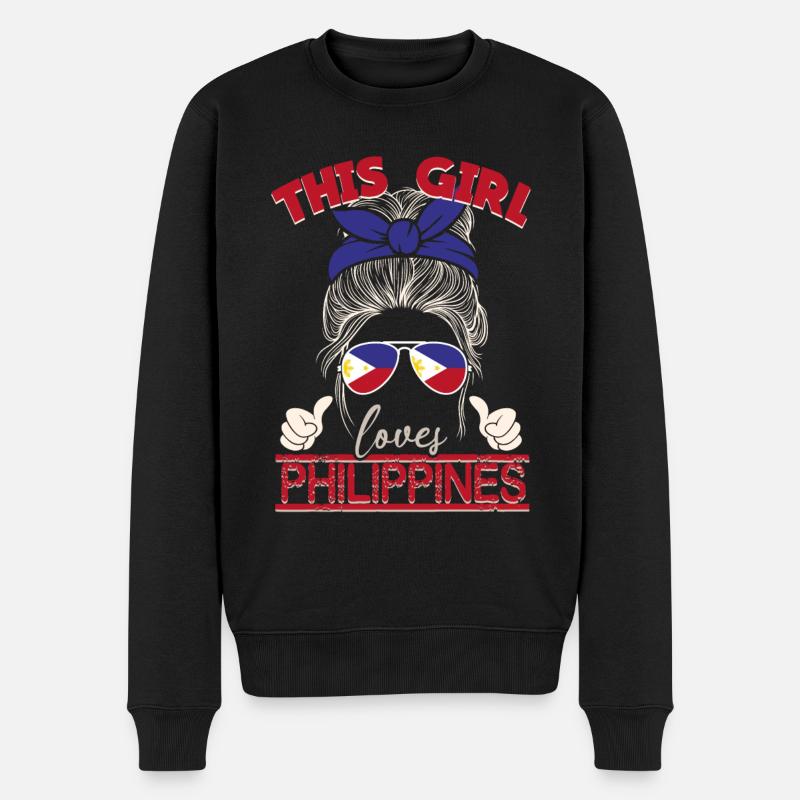 Philippines Femme - Pull Premium bio Homme - noir