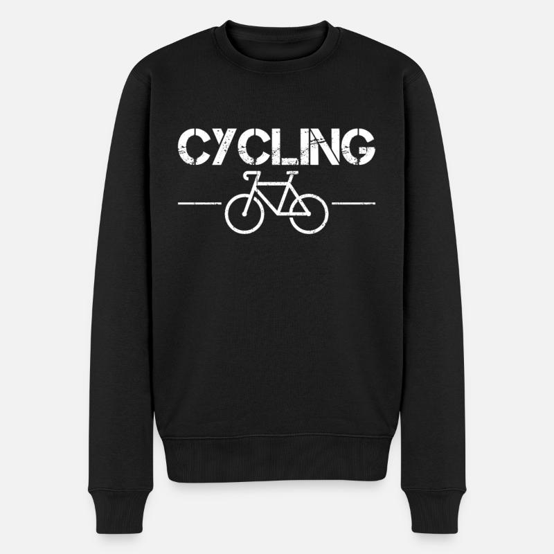 Bicyclette - Pull Premium bio Homme - noir