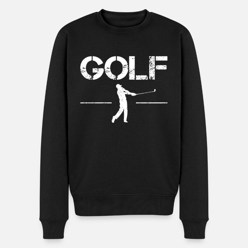 Golfe - Pull Premium bio Homme - noir