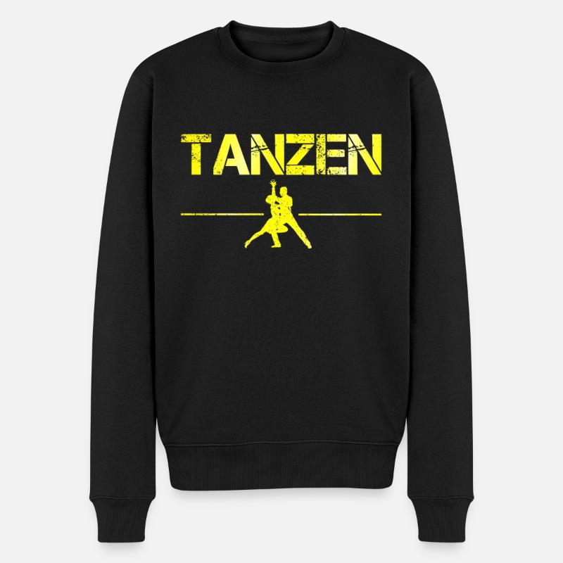 Tanzen - Männer Premium Bio Pullover - Schwarz