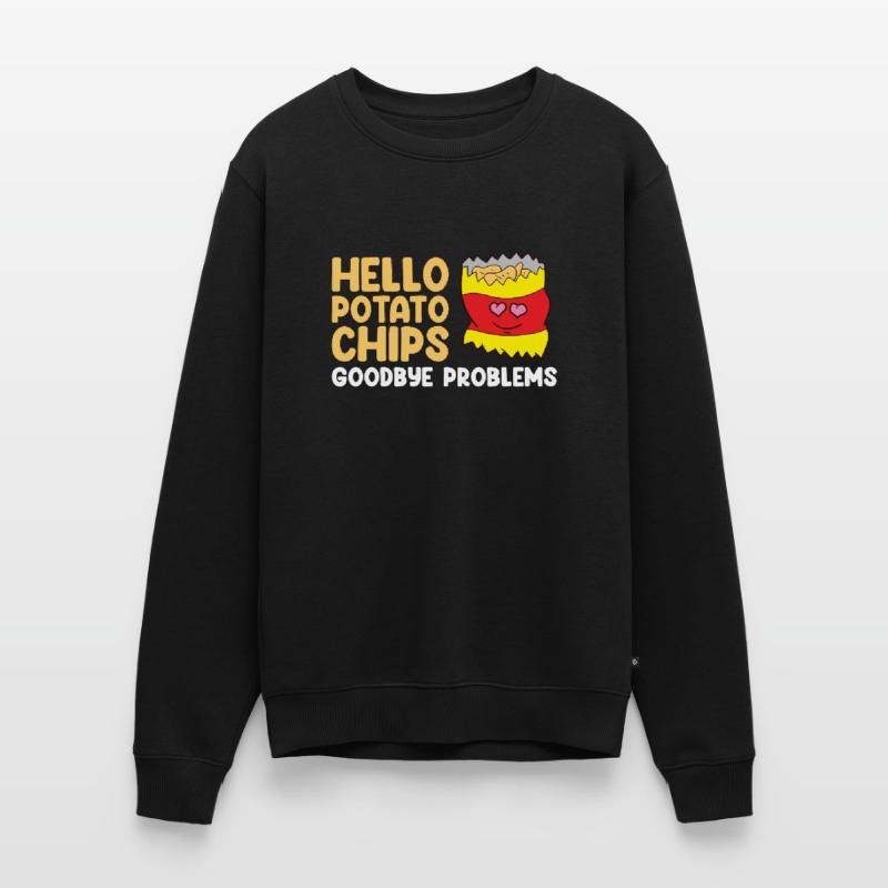 Hello Potato Chips Goodbye Problems Potato Chips Men's Premium Organic Jumper