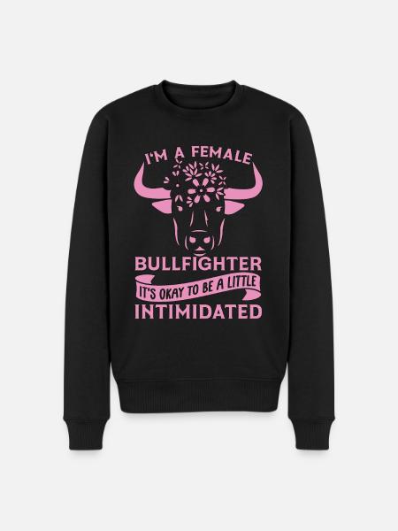 Bullfighting I'm A Female Bullfighter Rodeo Clown - Men's Premium Organic Jumper - black