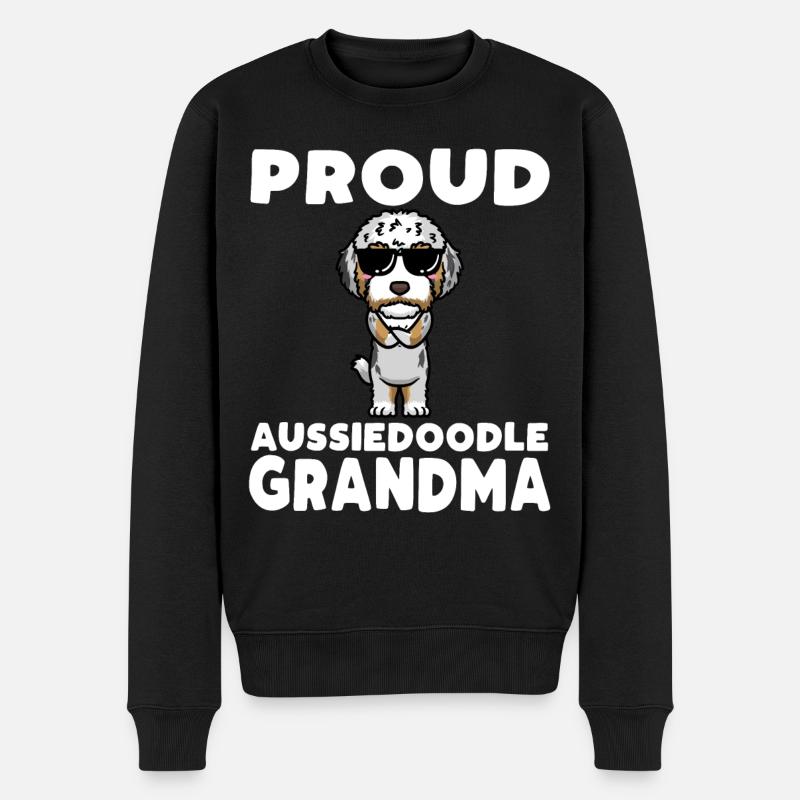 Aussiedoodle Chien - Pull Premium bio Homme - noir
