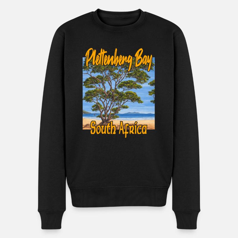 Plettenberg Bay Afrique du Sud - Pull Premium bio Homme - noir