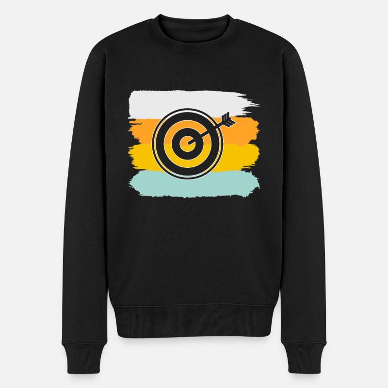 Dart Rétro - Pull Premium bio Homme - noir
