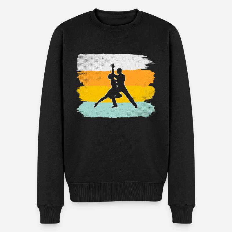 Danse Rétro - Pull Premium bio Homme - noir