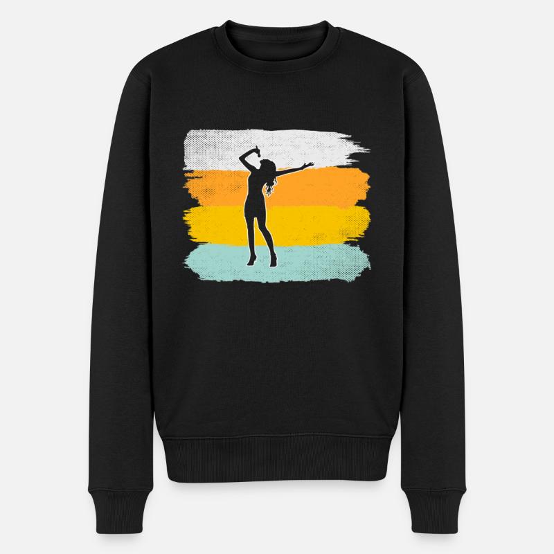 Chanter rétro - Pull Premium bio Homme - noir