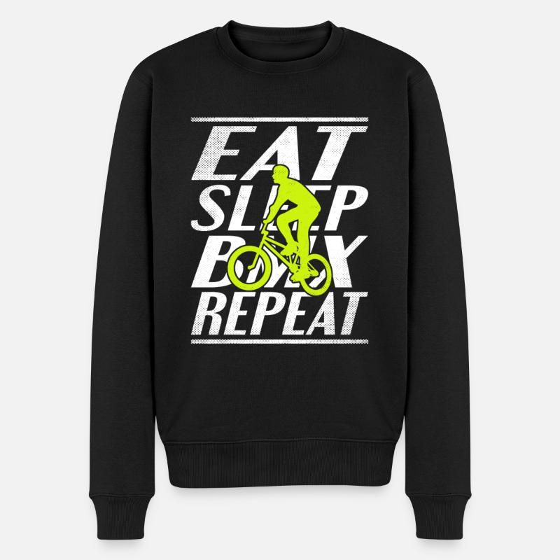 Nourriture Sleeping BMX - Pull Premium bio Homme - noir