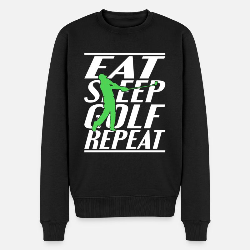 Nourriture Dormir Golf - Pull Premium bio Homme - noir