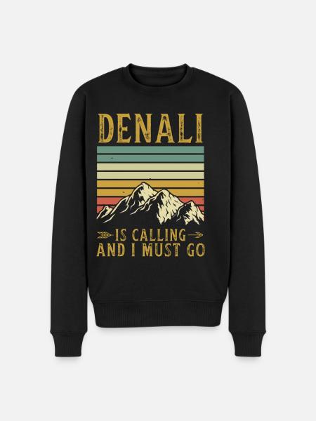 Alaska - Men's Premium Organic Jumper - black