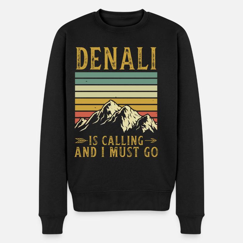 Alaska - Men's Premium Organic Jumper - black