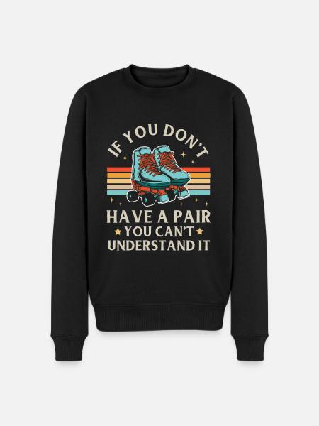 Inline skaters - Men's Premium Organic Jumper - black