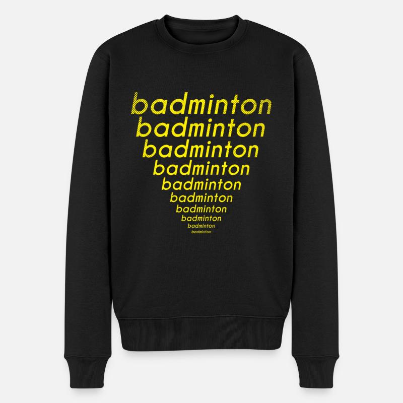 Badminton - Pull Premium bio Homme - noir