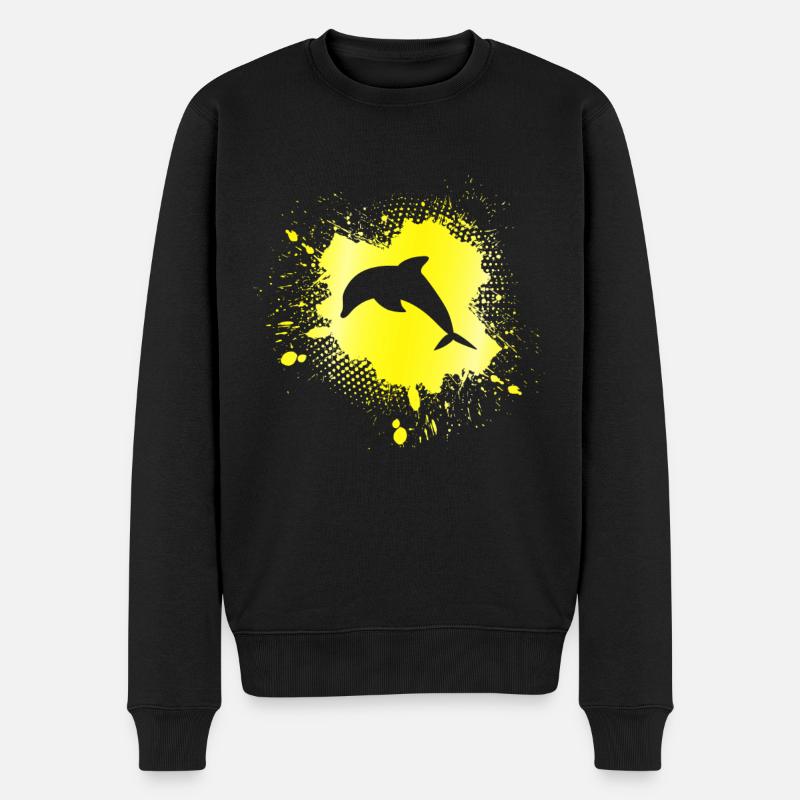Dauphin - Pull Premium bio Homme - noir