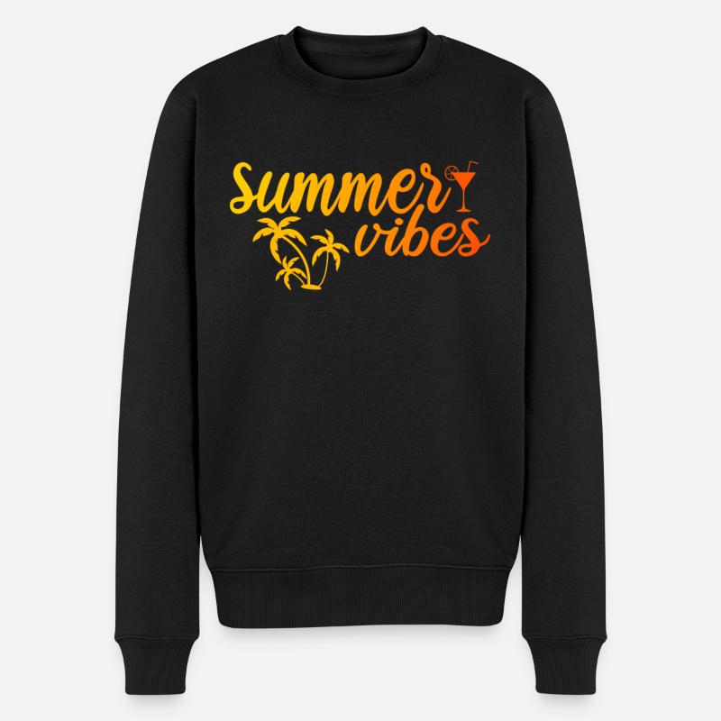 Summer - Men's Premium Organic Jumper - black