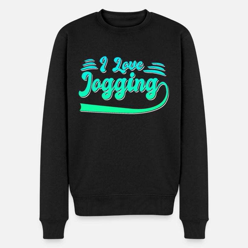 J’adore faire du jogging - Pull Premium bio Homme - noir