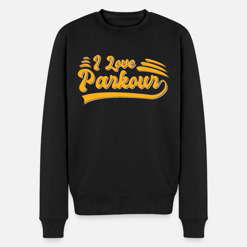J’adore le Parkour - Pull Premium bio Homme - noir