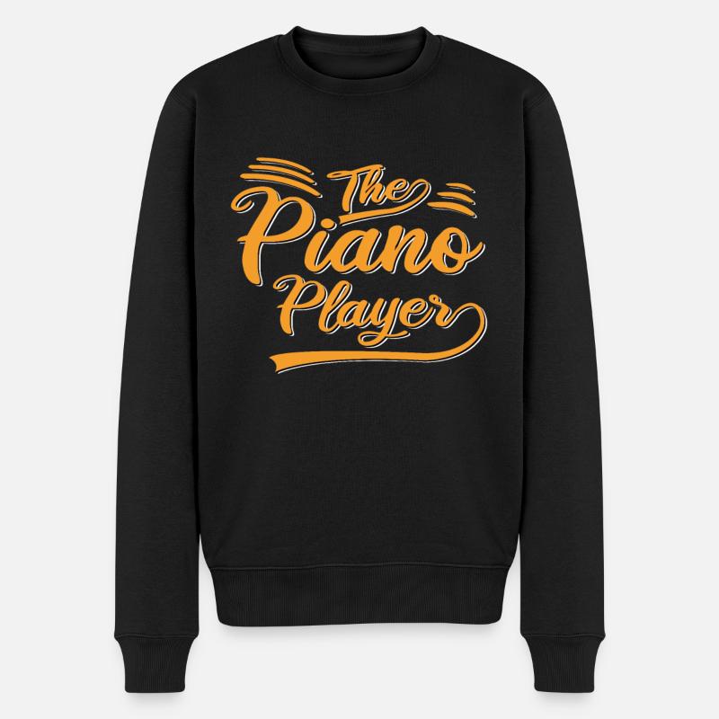 Le pianiste - Pull Premium bio Homme - noir