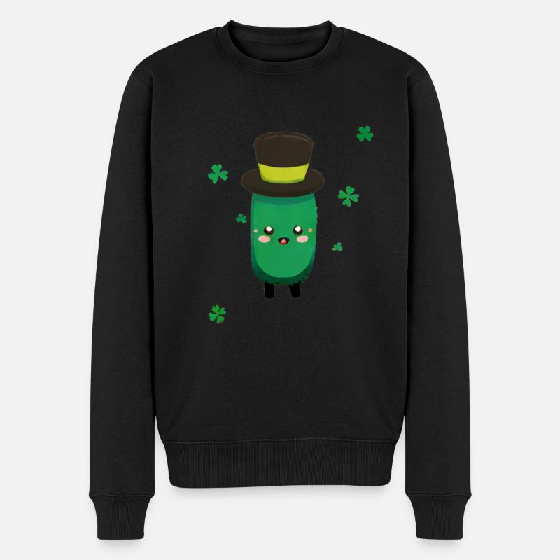 Saint Patrick - Concombre - Pull Premium bio Homme - noir