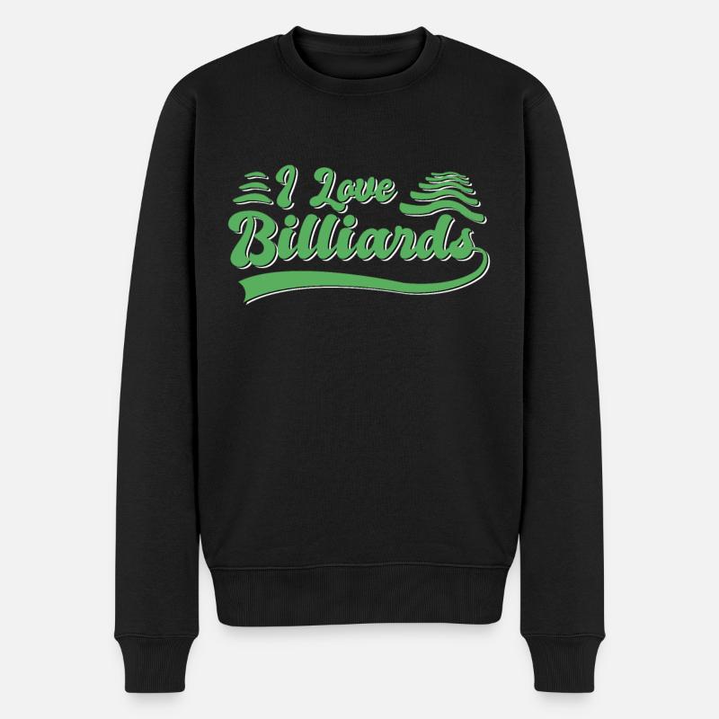 J’adore le billard - Pull Premium bio Homme - noir