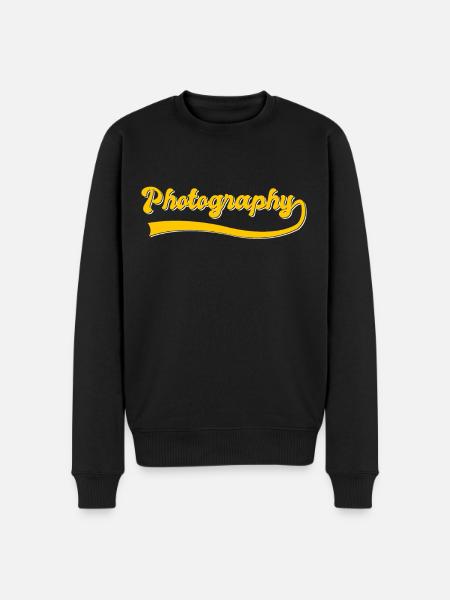 Photography - Men's Premium Organic Jumper - black