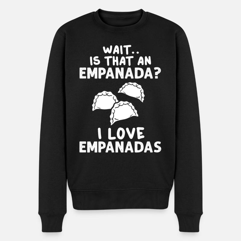 Empanada Argentina Dumpling Spain - Men's Premium Organic Jumper - black