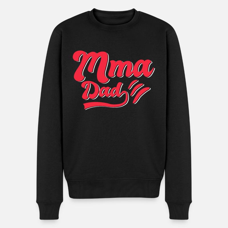 Cadeau Papa MMA - Pull Premium bio Homme - noir