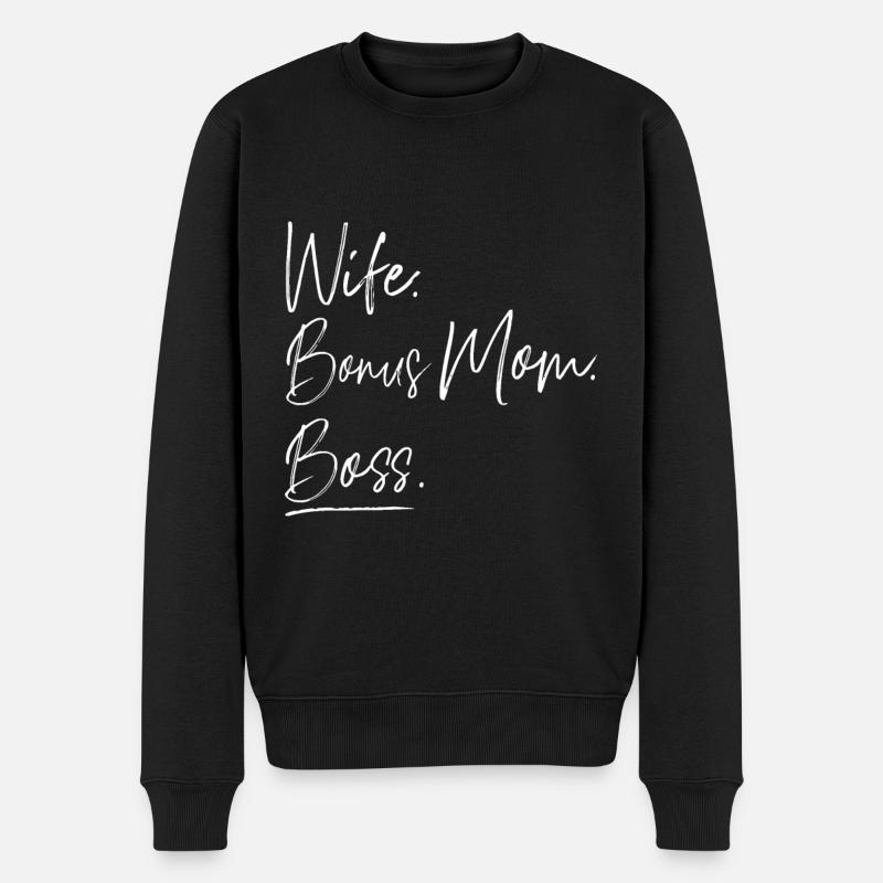 Femme Bonus Maman Boss - Pull Premium bio Homme - noir