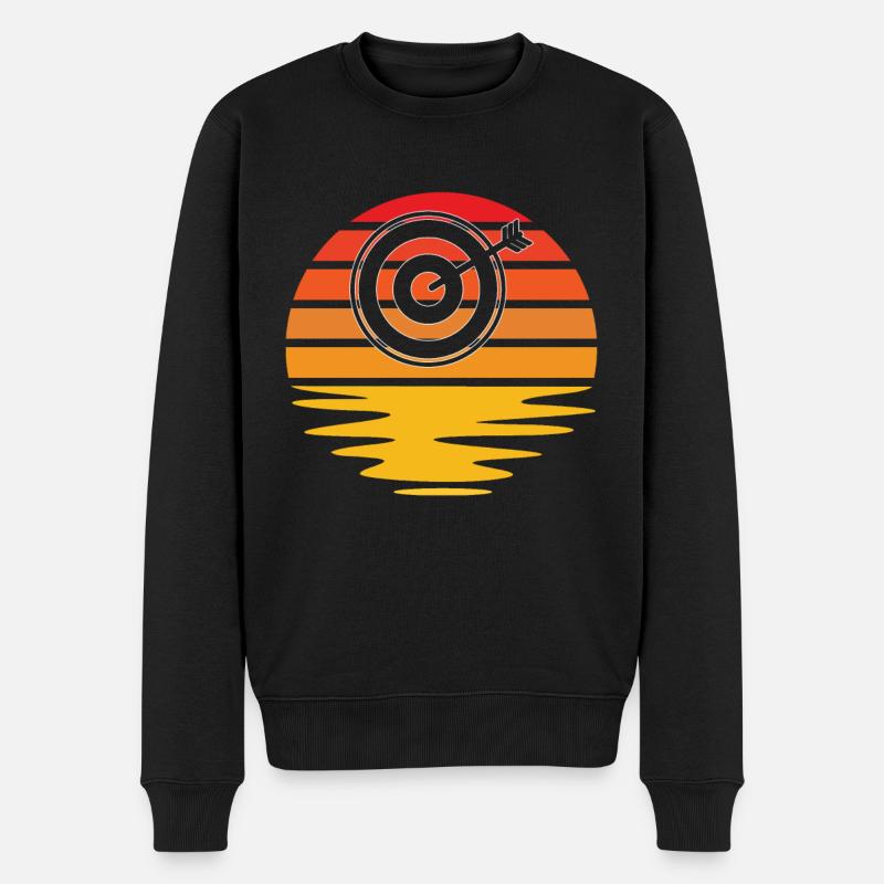 Dart Rétro - Pull Premium bio Homme - noir