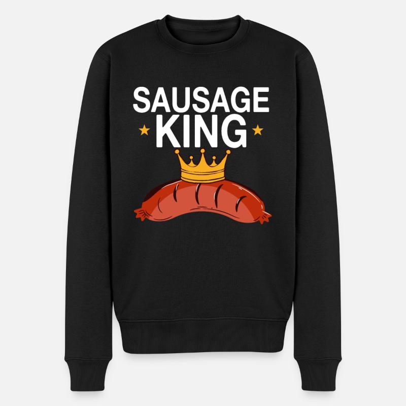 Roi de la saucisse - Pull Premium bio Homme - noir