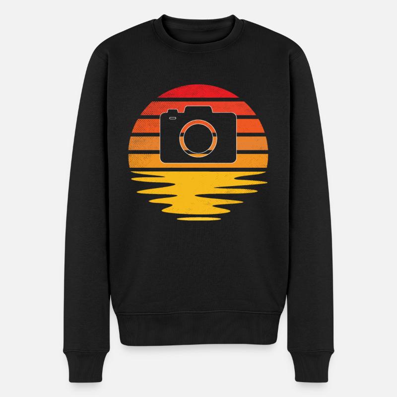 Photographie Rétro - Pull Premium bio Homme - noir