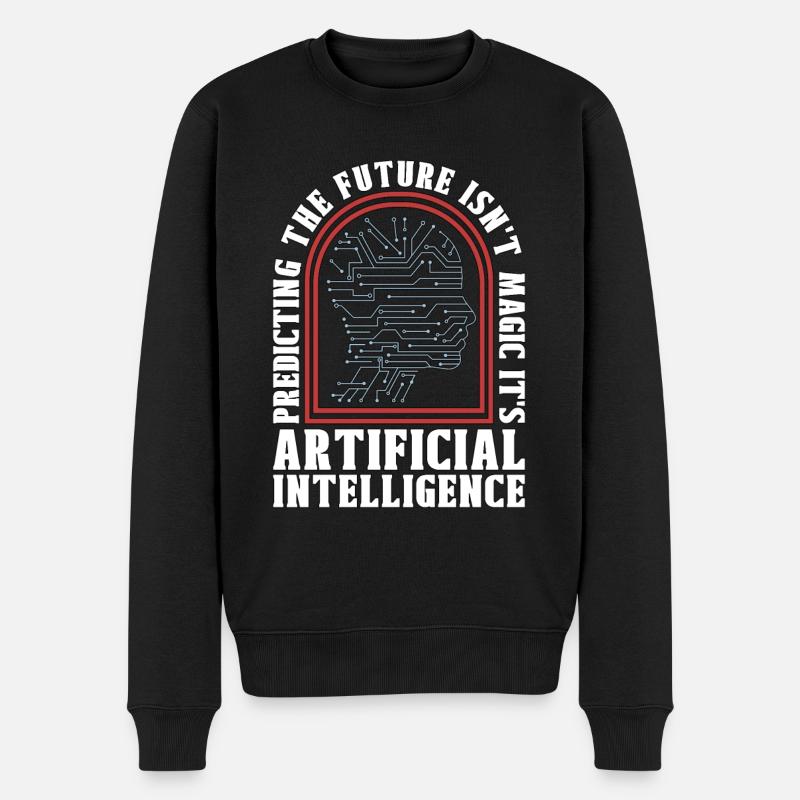L’intelligence artificielle : prédire l’avenir - Pull Premium bio Homme - noir