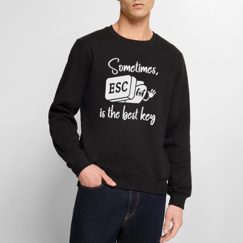 Software Engineer Computer Key Programming Men's Premium Organic Jumper