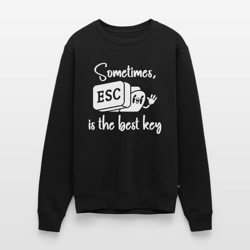 Software Engineer Computer Key Programming Men's Premium Organic Jumper